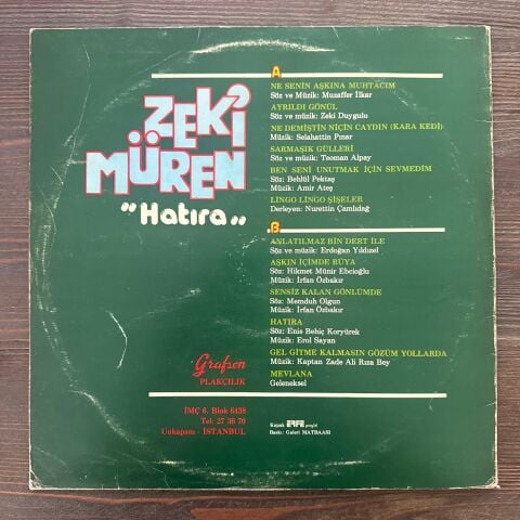 Zeki Müren – Hatıra LP