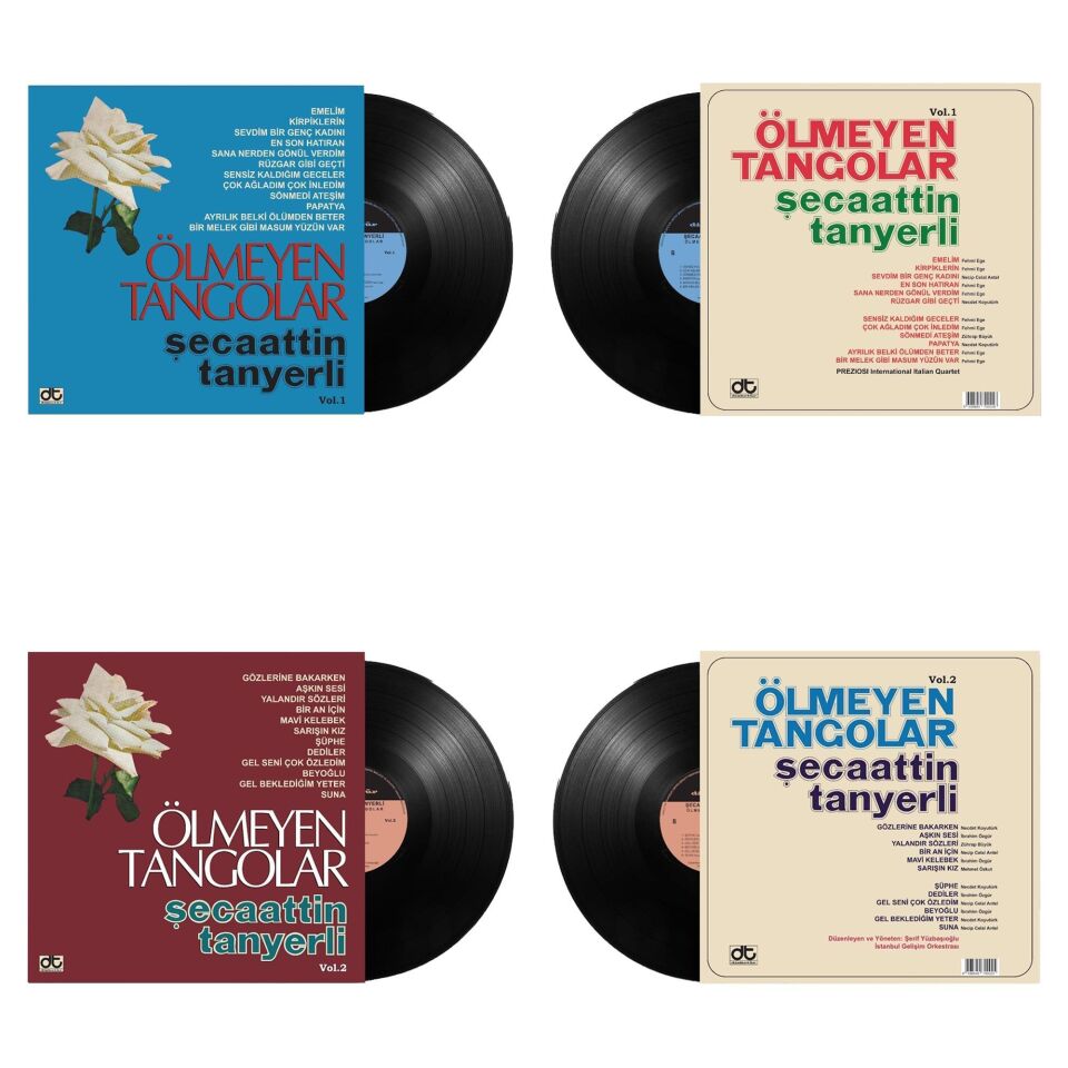 Şecaattin Tanyerli  -  Ölmeyen Tangolar Vol.1  /   Ölmeyen Tangolar Vol. 2 (2 Plak Özel Set)