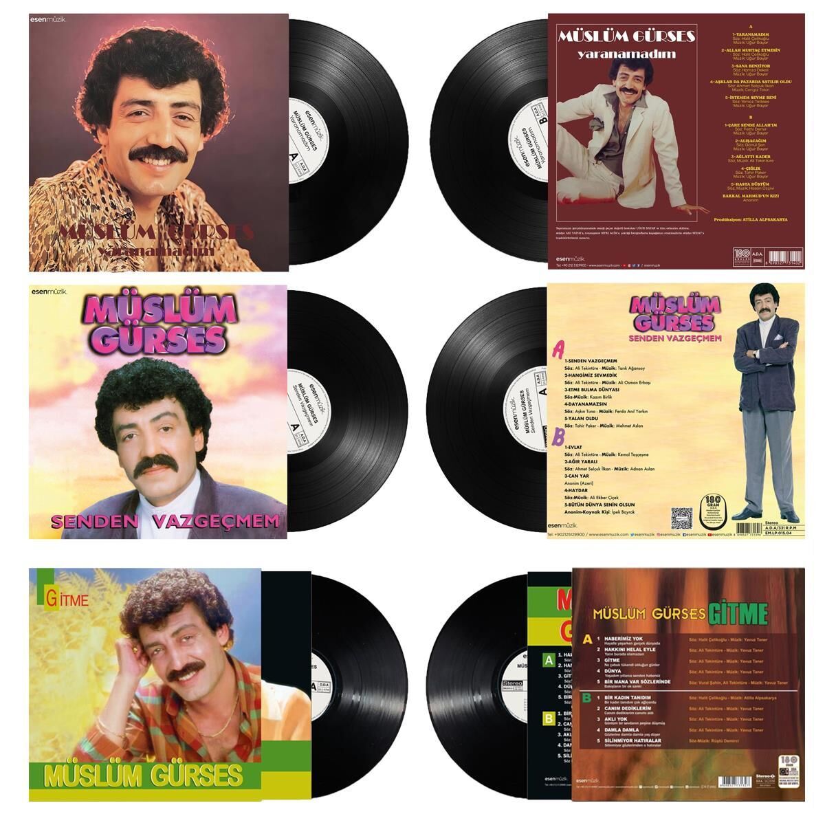 Müslüm Gürses - (3 Plak Özel Set 3)