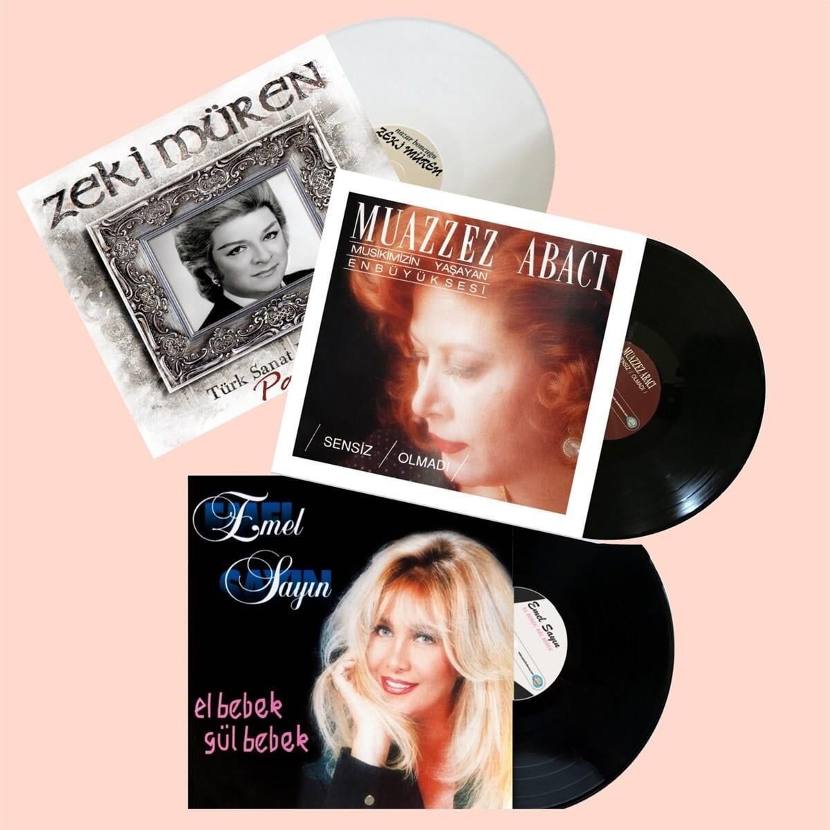 Zeki Müren - Emel Sayın - Muazzez Abacı  (3 Plak Özel Set)