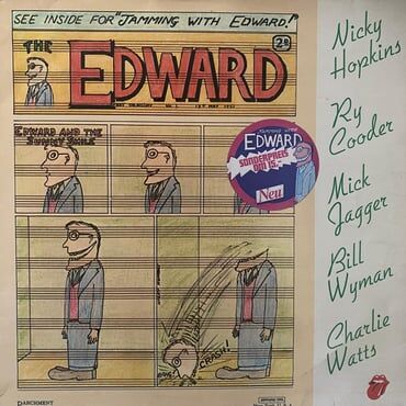 NICKY HOPKINS, RY COODER, MICK JAGGER, BILL WYMAN, CHARLIE WATTS - JAMMING WITH EDWARD!